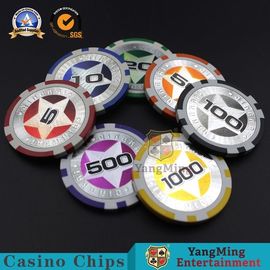 satın al Kumar Avrupa Abs Casino Poker Chips 3-3.3 MM Düşünme Hediye Eğlence Oyunu Için Çevrimiçi üretim