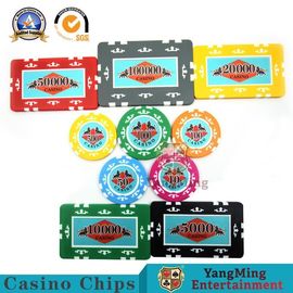 satın al Özelleştirilmiş Yazdırılabilir ABS Lazer Poker Fişleri NFC Casino RFID Çipleri Seti Çevrimiçi üretim