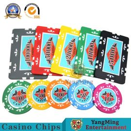 satın al Özelleştirilmiş Yazdırılabilir ABS Lazer Poker Chips 75 * 45,81 * 55MM 760PCS Çevrimiçi üretim