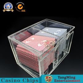 satın al Casino 8 Güverte Şeffaf Akrilik Oyun Kartı Atma Tutucu Ejderha Kaplan Bakara Adanmış İki Yüzü Kutusu Çevrimiçi üretim