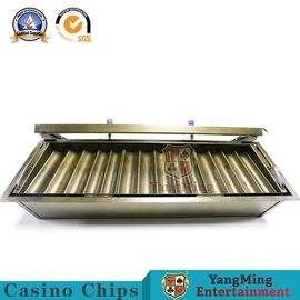 satın al Yuvarlak Poker Chip ve Plak için 14 Sıra Metal Çift Katmanlı Casino Chip Tutucu Çevrimiçi üretim