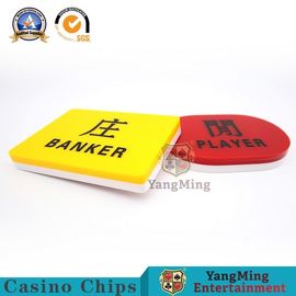 satın al Oyun Kulübü Zarif Oyma için Kumar Poker Plastik Bayi Düğmesi Çevrimiçi üretim