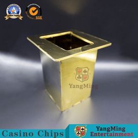 satın al Metal Yarım Düğme Oyun Kartları Poker Atma Tutucu 10.5 * 10.5 * 17.5 SGS Sertifikası Çevrimiçi üretim
