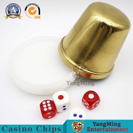 satın al Casino Poker Adanmış Zar Shaker Kupası Casino Oyun Aksesuarları Demir + Akrilik Malzeme Çevrimiçi üretim
