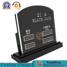 satın al 795g Casino Masa Aksesuarları Min-Max Oranı Niu Niu Blackjack Kumar Masa Sınırı Led Işık Ile Dijital Sınırı Işareti Çevrimiçi üretim