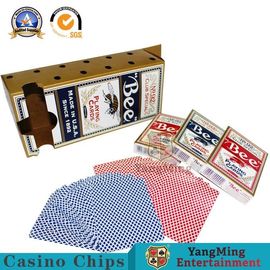 satın al 0.28-0.33mm Kalınlık Casino Oyun Kartları / OEM Bee Poker Kartları Çevrimiçi üretim