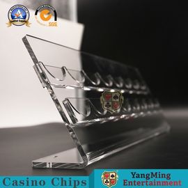 satın al Casino Tutucu Bakara Poker Chip Rulet Tekerlek Masa Vitrin 2 Satır 370 * 140 * 130mm Çevrimiçi üretim