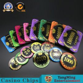 satın al Kumar RFID Kod Kare Poker Chips / Kişiselleştirilmiş Dikdörtgen UV 12g Casino Akrilik Cips Seti Çevrimiçi üretim