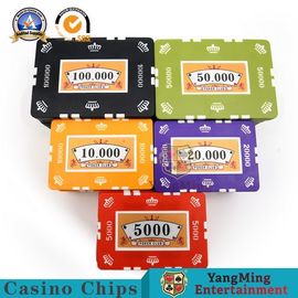 satın al 760 ADET Özel Baskılı Kil Plastik Poker Chips Hediye Seti Gümüş Alüminyum Kasa Çevrimiçi üretim