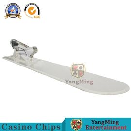 satın al Kumar Bakara Texas Holdem Masa Poker Aksesuarları ABS Plastik Kart Kürek Kürek Ile Beyaz & Kırmızı Çevrimiçi üretim