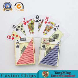 satın al 3.3 Kalınlık Texas Holdem Club Casino Oyun Kartları / İki Renkli Pvc Oyun Kartları Çevrimiçi üretim