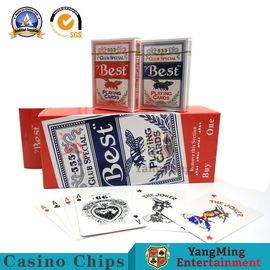 satın al Mavi Çekirdek Gelenek Papper Kartları 88 * 63mm Kalınlığı Kumar Masa Aksesuarları Papper Oyun Kartları Çevrimiçi üretim