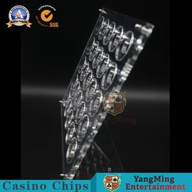 satın al 40mm Çap Ekran Kartı Casino Cips Akrilik Yatay Bölüm Taşıyıcı Kalınlaşmış Rafine 20 adet Çevrimiçi üretim