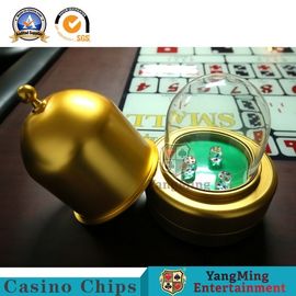 satın al 220 V Casino Oyun Aksesuarları Şeffaf Kapak Elektrikli Akıllı Sic Bo Electirc Zar Kupası Otomatik Çalkalayıcı Çevrimiçi üretim