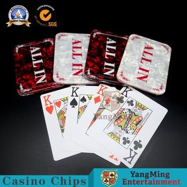 satın al Kırmızı Bakara İşaretleyiciler Texas Hold'em Rekabet Poker Chips Oyunları Kazanır Serigraf Burcu Akrilik Plastik Bayi Düğmesi Çevrimiçi üretim