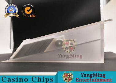 satın al 370 * 150 * 100mm Casino Kart Ayakkabısı / Bakara İçin Açık Poker Bayii Ayakkabısı Çevrimiçi üretim