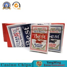 satın al Yurtiçi 280g Casino Iskambil Kartları Özel Iki Renk CMYK Baskı Boyutu 88 * 63mm Çevrimiçi üretim