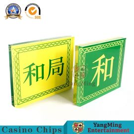 satın al 90g Casino Oyun Aksesuarları Özel Şeffaf Akrilik KRAVAT Bayi Düğme Poker Kulübü Çevrimiçi üretim