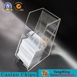 satın al Şeffaf 8 Güverte Oyun Kartı Kutusu Akrilik Tam Davul Poker Kart Bayi Kart Sahibinin Çevrimiçi üretim