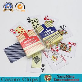 satın al Texas Hold 'Em Casino Iskambil Kartları Oyunu PVC Geleneksel Poker Kartları Donuk Lehçe Tahta Oyunları Çevrimiçi üretim