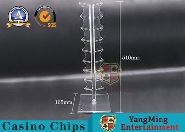 satın al 16 adet Akrilik Şeffaf Poker Chips Kılıf Çevrimiçi üretim