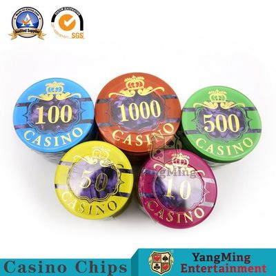 satın al 760 Adet Amerikan ABS Kil Plastik Çip Seti Texas Hold 'Em Oyunu Özel Demir Çekirdek Anti-Sahte Çip Para Birimi Çevrimiçi üretim