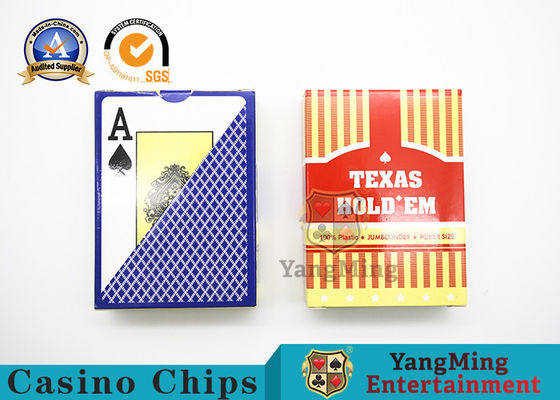 satın al Texas Hold'Em Oyunu Çift Taraflı Buzlu İçin Suya Dayanıklı PVC Plastik Oyun Kartları Çevrimiçi üretim