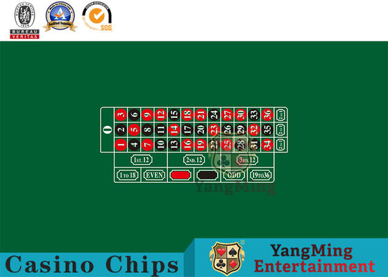 satın al Amerikan Tek 0 Yeşil Renk Standart Rulet Kumar Poker Çip Masa Masa Örtüsü Su Geçirmez Düzeni Desteği Özel Çevrimiçi üretim