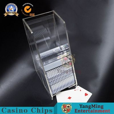 satın al Tamamen Şeffaf Kristal Kalın Bakara Poker Masası Akrilik Çevrimiçi üretim
