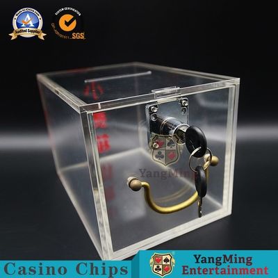 satın al Şeffaf Akrilik Casino Oyun Aksesuarları Para Banknotları İpucu Kutusu Çevrimiçi üretim