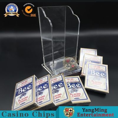 satın al 8 Çift Masa Tutucu Tam Şeffaf Kalın Akrilik Poker Kartı Kutusu Çevrimiçi üretim