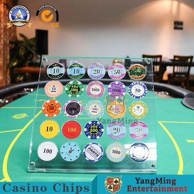satın al Plastik Casino Oyun Aksesuarları 30 Parça Poker Sahteciliğe Karşı Çip Ekran Standı Çevrimiçi üretim
