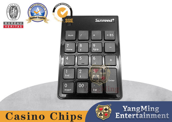 satın al Tüm Siyah Poker Masası Kablosuz Klavye Manuel Giriş Casino Oyunu Aksesuarları Çevrimiçi üretim
