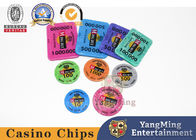 Professional Custom Number RFID Poker Chips Square Code 68*48 81*56