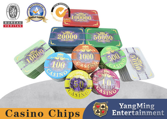 satın al 3 Katmanlı Akrilik Kabuk Desen Tasarımı Bronzlaştırıcı Seramik Kil Casino Cipsleri Çevrimiçi üretim