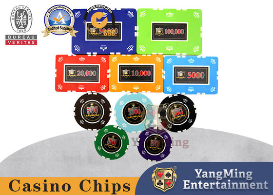 satın al 49mm Kil Çıkartmalar Profesyonel Casino Poker Çip Seti Çevrimiçi üretim