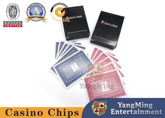 satın al Texas Poker Oyunu için PVC Plastik Büyük Baskı 280gsm Kara Kutu Poker Oyun Kartı Çevrimiçi üretim