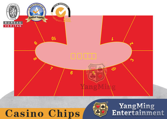 satın al CMYK 10 Kişilik Texas Holdem Kart Oyunu Poker Keçe Masa Örtüsü Çevrimiçi üretim