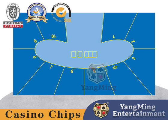 satın al Bezelye Oval 10 Kişilik Texas Holdem Oyun Kağıtları İçin Suya Dayanıklı Casino Masa Örtüsü Çevrimiçi üretim