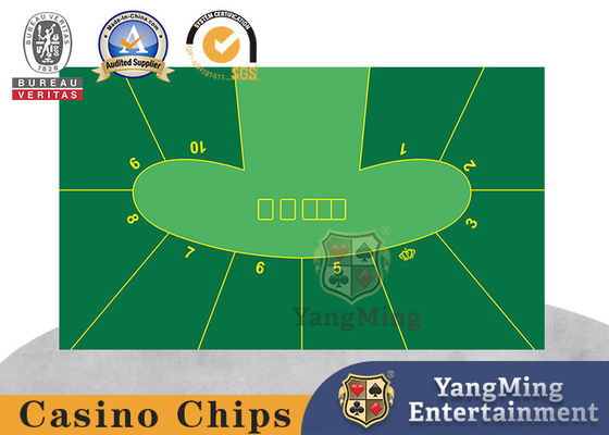 satın al Standart 8 Oyunculu Suya Dayanıklı Poker Masa Örtüsü, Poker Keçe Masa Örtüsü Çevrimiçi üretim