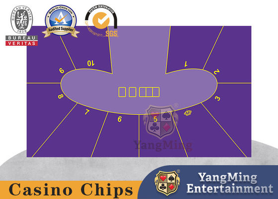 satın al Bezelye Şekli İki Renkli 10 Kişilik Texas Holdem Poker Casino Masa Düzeni Çevrimiçi üretim