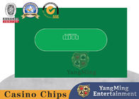 Oval Wordless Printing Esign Custom Texas Holdem Poker Felt Casino Tablecloth