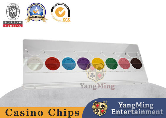 satın al 16 Yatay Şeffaf Akrilik Rulet Poker Chip Standı Çevrimiçi üretim