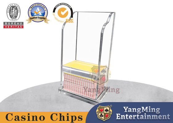 satın al Kumar Masası için Şeffaf Üst ​​Kayar Kapaklı Casino Poker Bırakma Kutusu Çevrimiçi üretim