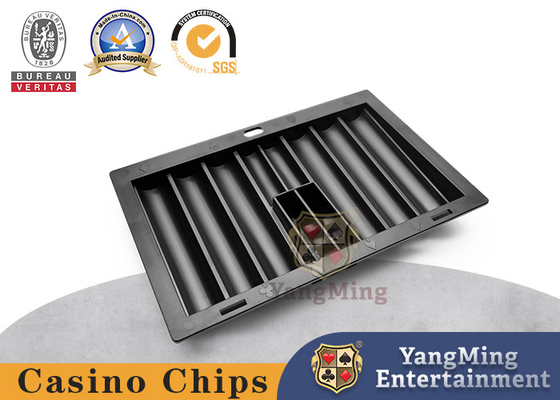 satın al Tamamen Siyah Plastik Balckjack Bayi Chip Tepsisi 50mm Çap Çevrimiçi üretim