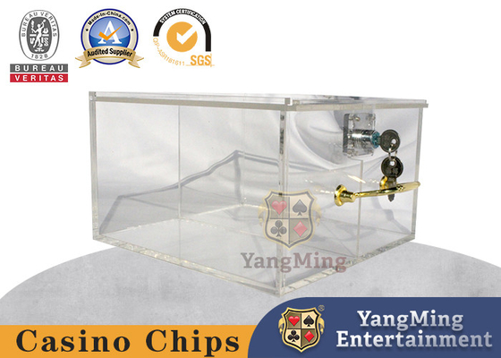 satın al Kilitlenebilir Şeffaf Akrilik 2 Izgaralı Casino Chip Tepsisi Taşınabilir Özelleştirilebilir Çevrimiçi üretim