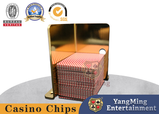 satın al Metal Poker Kart Sahibi Altın Elektroplatör Görünüm Kazino Oyunu Masaüstü Pin Sahibi Çevrimiçi üretim