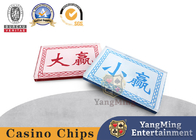 Plastic Custom Sic Bo  Acrylic Casino Banker Chip