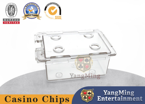 satın al Yarı Saydam Özelleştirilmiş 2 Çift Poker Masası Chip Sahipleri Çevrimiçi üretim