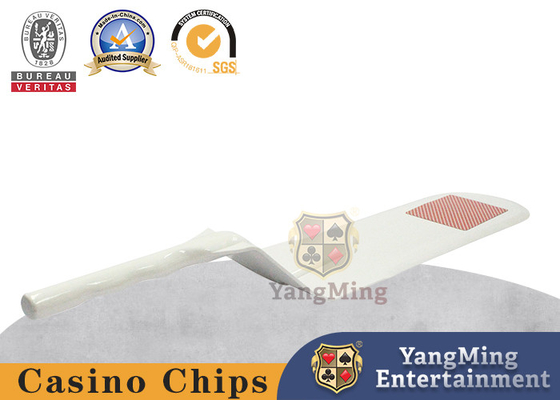 satın al Club Custom ABS Beyaz Plastik Poker Plastik Oyun Masası Kart Kürek Ver Çevrimiçi üretim